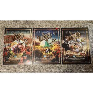 Set of 3 FOIL Wizard of Oz Sphere Posters  Dorothy + Emerald City + Wicked Witch
